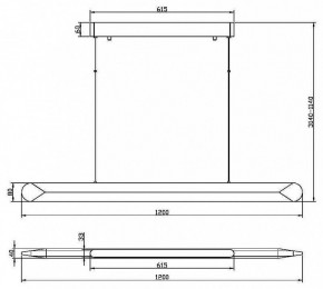 Подвесной светильник Maytoni Motion MOD276PL-L40W3K в Заречном - zarechnyy.ok-mebel.com | фото 4