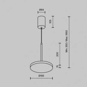 Подвесной светильник Maytoni Plato P076PL-L12W4K-BS в Заречном - zarechnyy.ok-mebel.com | фото 6