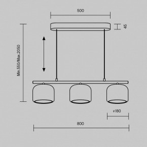 Подвесной светильник Maytoni Spirito MOD286PL-L12W3K в Заречном - zarechnyy.ok-mebel.com | фото 4