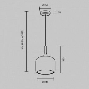 Подвесной светильник Maytoni Spirito MOD286PL-L18B3K в Заречном - zarechnyy.ok-mebel.com | фото 10