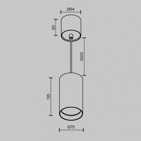 Подвесной светильник Maytoni Vol P100PL-20W4K-BS в Заречном - zarechnyy.ok-mebel.com | фото 7