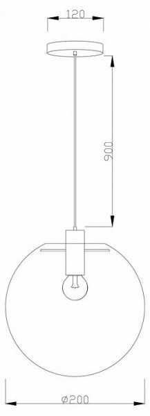Подвесной светильник Moderli Aurora V11538-1P в Заречном - zarechnyy.ok-mebel.com | фото 3