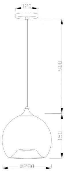 Подвесной светильник Moderli Laura V11529-1P в Заречном - zarechnyy.ok-mebel.com | фото 6