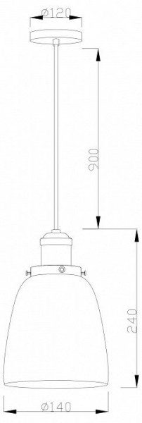 Подвесной светильник Moderli Single V11517-1P в Заречном - zarechnyy.ok-mebel.com | фото 7