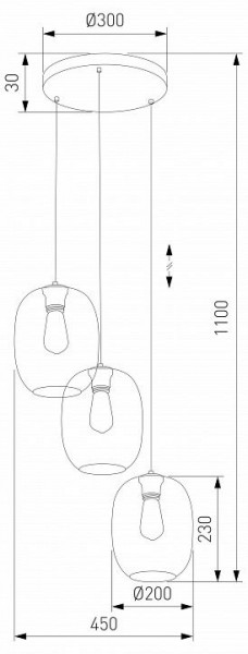 Подвесной светильник TK Lighting Elio 5973 Elio в Заречном - zarechnyy.ok-mebel.com | фото 3
