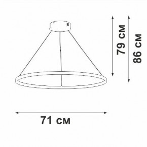Подвесной светильник Vitaluce V2516 V2516-8/3S в Заречном - zarechnyy.ok-mebel.com | фото 3