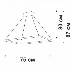Подвесной светильник Vitaluce V2704 V2704-9/1S в Заречном - zarechnyy.ok-mebel.com | фото 3