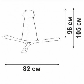 Подвесной светильник Vitaluce V2708 V2708-9/3S в Заречном - zarechnyy.ok-mebel.com | фото 3