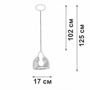 Подвесной светильник Vitaluce V2854 V2854-1/1S в Заречном - zarechnyy.ok-mebel.com | фото 5