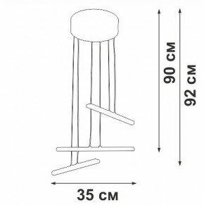 Подвесной светильник Vitaluce V3046 V3046-1/3S в Заречном - zarechnyy.ok-mebel.com | фото 5