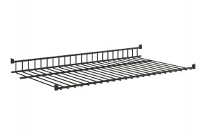 Полка сотовая L695 (черный муар) в Заречном - zarechnyy.ok-mebel.com | фото