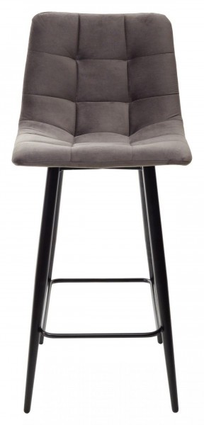 Полубарный стул CHILLI-QB графит #14, велюр / черный каркас (H=66cm) М-City в Заречном - zarechnyy.ok-mebel.com | фото 5