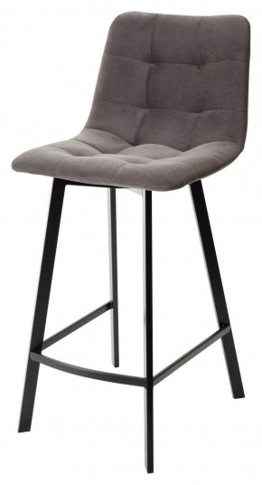 Полубарный стул CHILLI-QB SQUARE графит #14, велюр / черный каркас (H=66cm) М-City в Заречном - zarechnyy.ok-mebel.com | фото 1