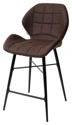 Полубарный стул MARCEL COWBOY-#800 темно-коричневый (H=65cm), ткань микрофибра М-City в Заречном - zarechnyy.ok-mebel.com | фото