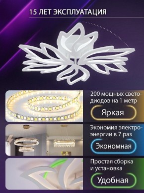 Потолочная люстра Natali Kovaltseva RIF LED LAMPS 81118/5C в Заречном - zarechnyy.ok-mebel.com | фото 5