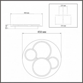 Потолочная люстра Sonex Pine 7734/60L в Заречном - zarechnyy.ok-mebel.com | фото 9