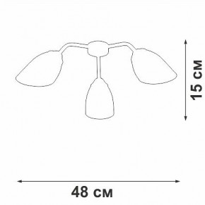 Потолочная люстра Vitaluce V31950 V31950/3PL в Заречном - zarechnyy.ok-mebel.com | фото 3