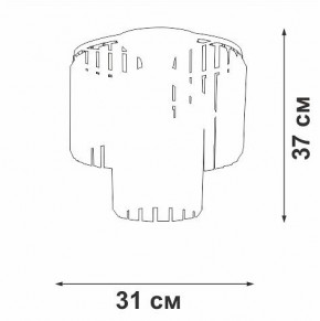 Потолочная люстра Vitaluce V5153 V5153-1/4PL в Заречном - zarechnyy.ok-mebel.com | фото 4