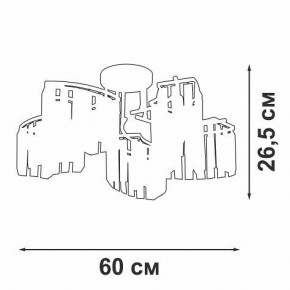 Потолочная люстра Vitaluce V5884 V5884-0/5PL в Заречном - zarechnyy.ok-mebel.com | фото 3