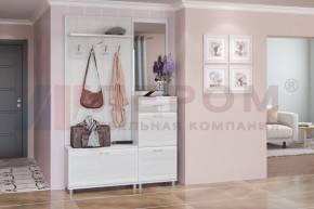 Прихожая Мелисса композиция 8 (Снежный Ясень) в Заречном - zarechnyy.ok-mebel.com | фото