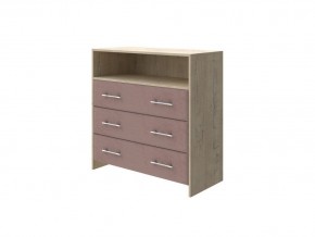 PROxSON Комод Varna (ЛДСП Бунратти+ткань Бунратти/Ultra Горячий шоколад) 90x40 в Заречном - zarechnyy.ok-mebel.com | фото
