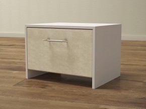 PROxSON Тумба Varna (ЛДСП Белая+ткань Белый/Savana Milk (молочный)) 51x40 в Заречном - zarechnyy.ok-mebel.com | фото