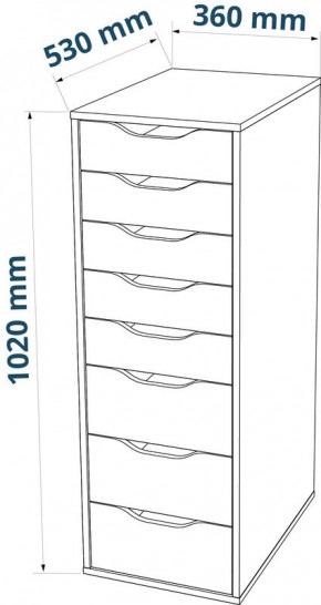 S01439 Ингар Д 132 стол письменный 132x58x76, белый в Заречном - zarechnyy.ok-mebel.com | фото