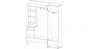САБРИНА Прихожая в Заречном - zarechnyy.ok-mebel.com | фото 3