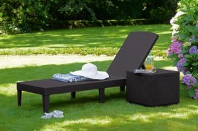 Шезлонг Джайпур (Jaipur Sun lounger) виски-коричневый в Заречном - zarechnyy.ok-mebel.com | фото 2