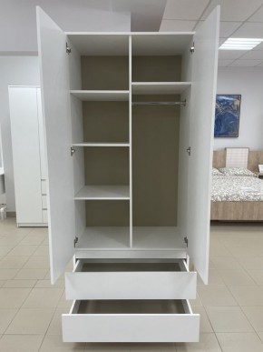Шкаф 2-ств. с 2 ящиками "Бьянко" в Заречном - zarechnyy.ok-mebel.com | фото 2