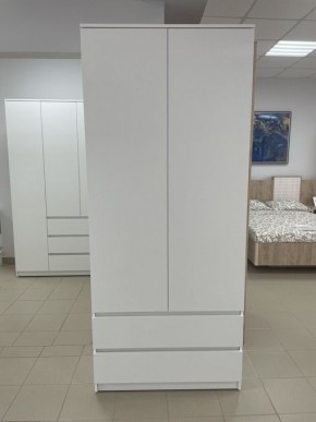 Шкаф 2-ств. с 2 ящиками "Бьянко" в Заречном - zarechnyy.ok-mebel.com | фото 3