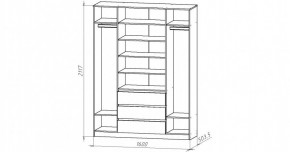НИЦЦА-3 Шкаф 4-х дверный (НЦ.03) в Заречном - zarechnyy.ok-mebel.com | фото 2