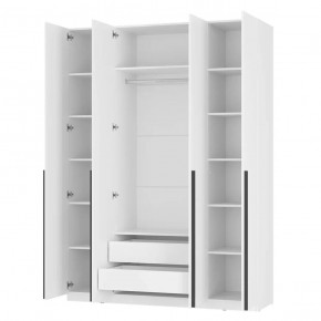 Шкаф 4-х створчатый Айрон ШК-13 (белый) в Заречном - zarechnyy.ok-mebel.com | фото 7