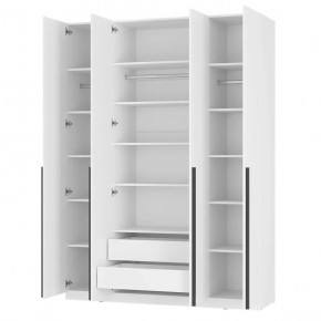 Шкаф 4-х створчатый Айрон ШК-13 (белый) в Заречном - zarechnyy.ok-mebel.com | фото 9