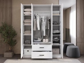 Шкаф 4-х створчатый Титан (белый) в Заречном - zarechnyy.ok-mebel.com | фото 2