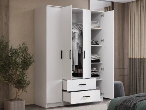 Шкаф 4-х створчатый Титан (белый) в Заречном - zarechnyy.ok-mebel.com | фото 4