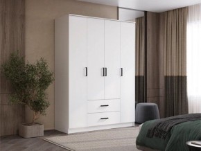 Шкаф 4-х створчатый Титан (белый) в Заречном - zarechnyy.ok-mebel.com | фото 5
