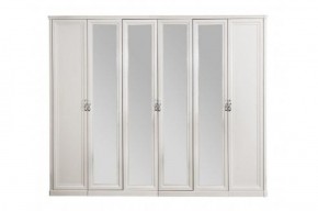 Шкаф 6-ти ств (2+2+2) с зеркалами Мишель (комплект) в Заречном - zarechnyy.ok-mebel.com | фото 2