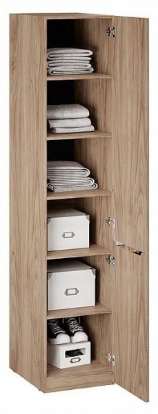 Шкаф для белья Глосс СМ-319.07.001 в Заречном - zarechnyy.ok-mebel.com | фото 2