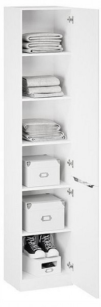 Шкаф для белья Глосс СМ-319.07.012 в Заречном - zarechnyy.ok-mebel.com | фото 3
