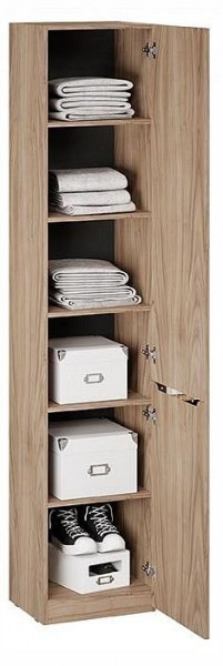 Шкаф для белья Глосс СМ-319.07.012 в Заречном - zarechnyy.ok-mebel.com | фото 2