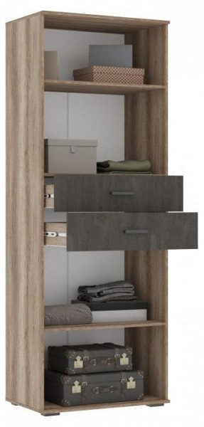 Шкаф для белья Паркинс в Заречном - zarechnyy.ok-mebel.com | фото 2