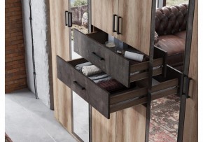 Шкаф для белья Паркинс в Заречном - zarechnyy.ok-mebel.com | фото 5