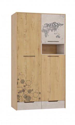 Шкаф для одежды 3 двери и 2 ящика Шк134.0 ДС Стэнфорд в Заречном - zarechnyy.ok-mebel.com | фото