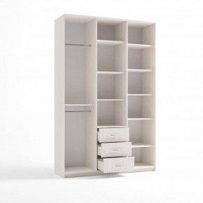 Шкаф комбинированный Дуэт Люкс с зеркалом в Заречном - zarechnyy.ok-mebel.com | фото 11