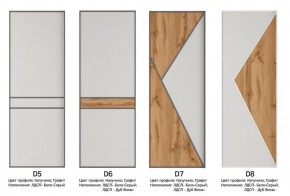 Шкаф-купе 1600 серии SOFT D8+D2+B2+PL4 (2 ящика+F обр.штанга) профиль «Графит» в Заречном - zarechnyy.ok-mebel.com | фото 10