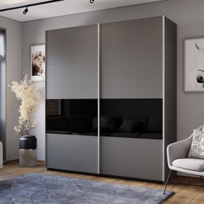 Шкаф-купе Харви ШКК-10 (графит) в Заречном - zarechnyy.ok-mebel.com | фото