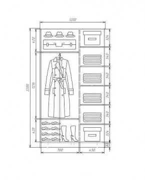 Шкаф-купе ХИТ 22-4-12-66 (420) в Заречном - zarechnyy.ok-mebel.com | фото 5