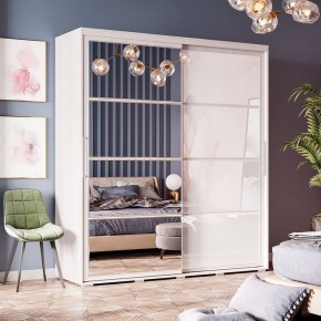 Шкаф-купе Крафт-6 1.6 м ШКК-06 (ясень белый) в Заречном - zarechnyy.ok-mebel.com | фото