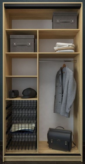 Шкаф-купе Лофт 1200 Шк12-47 (Дуб Сонома) в Заречном - zarechnyy.ok-mebel.com | фото 3